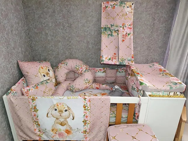 Golden Dusty Pink Bunny - Sew Just More