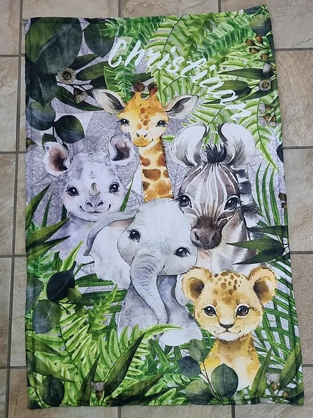 Grey Jungle Safari - Sew Just More