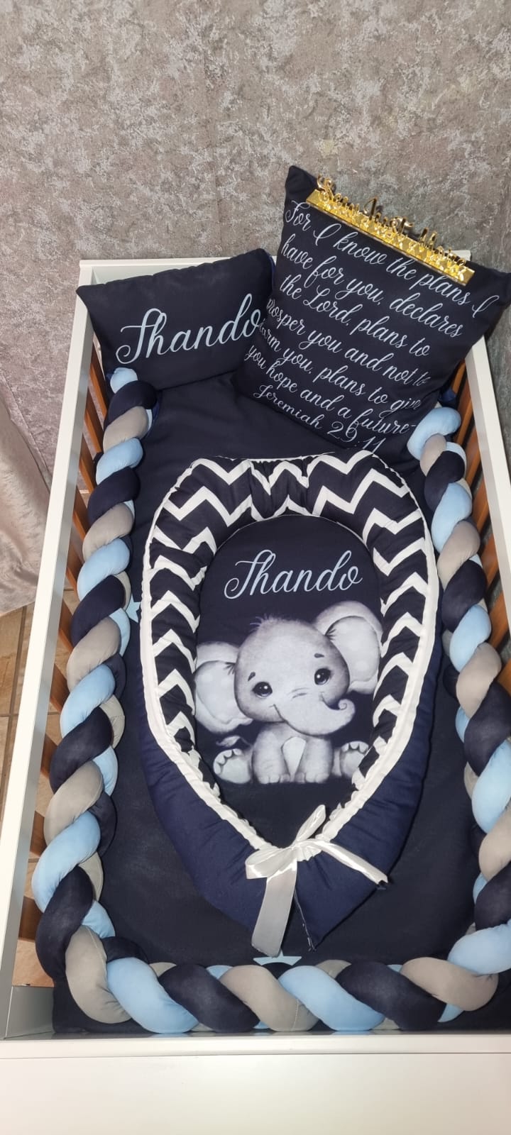 Navy Elephant - Sew Just More