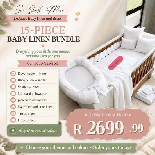 Combo 10 custom cot linen