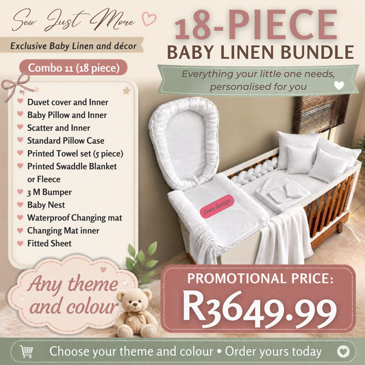 Combo 11 custom cot linen