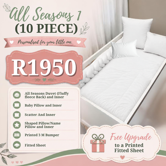 All Seasons Combo 1 custom cot linen