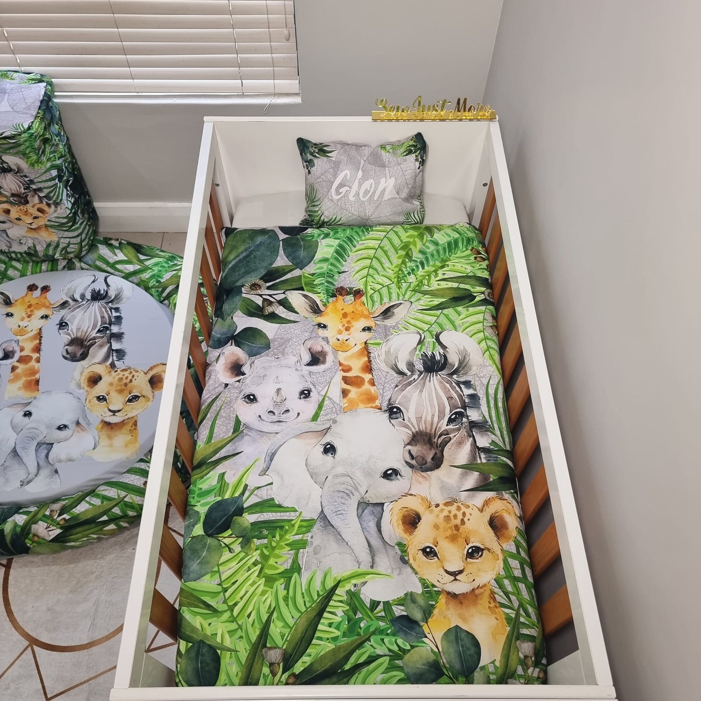 Grey Jungle Safari - Sew Just More