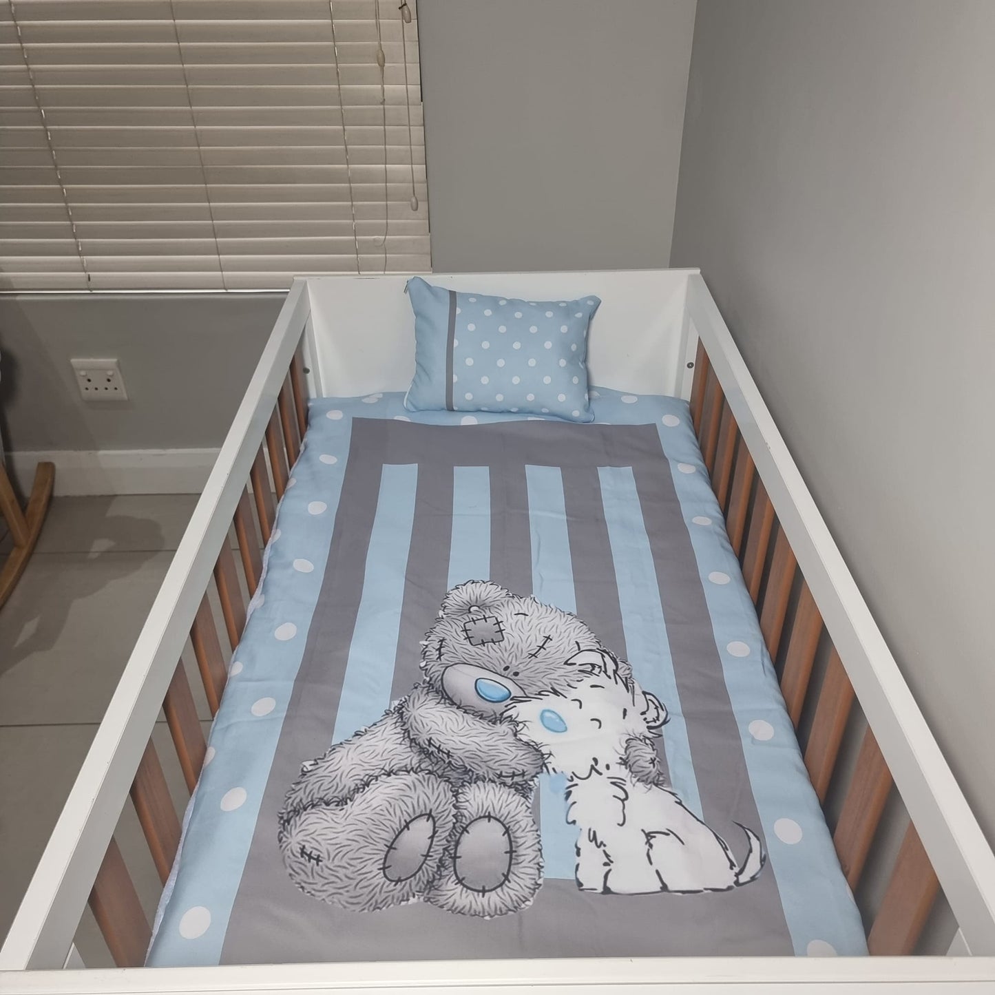 Baby Blue Tatty Teddy - Sew Just More