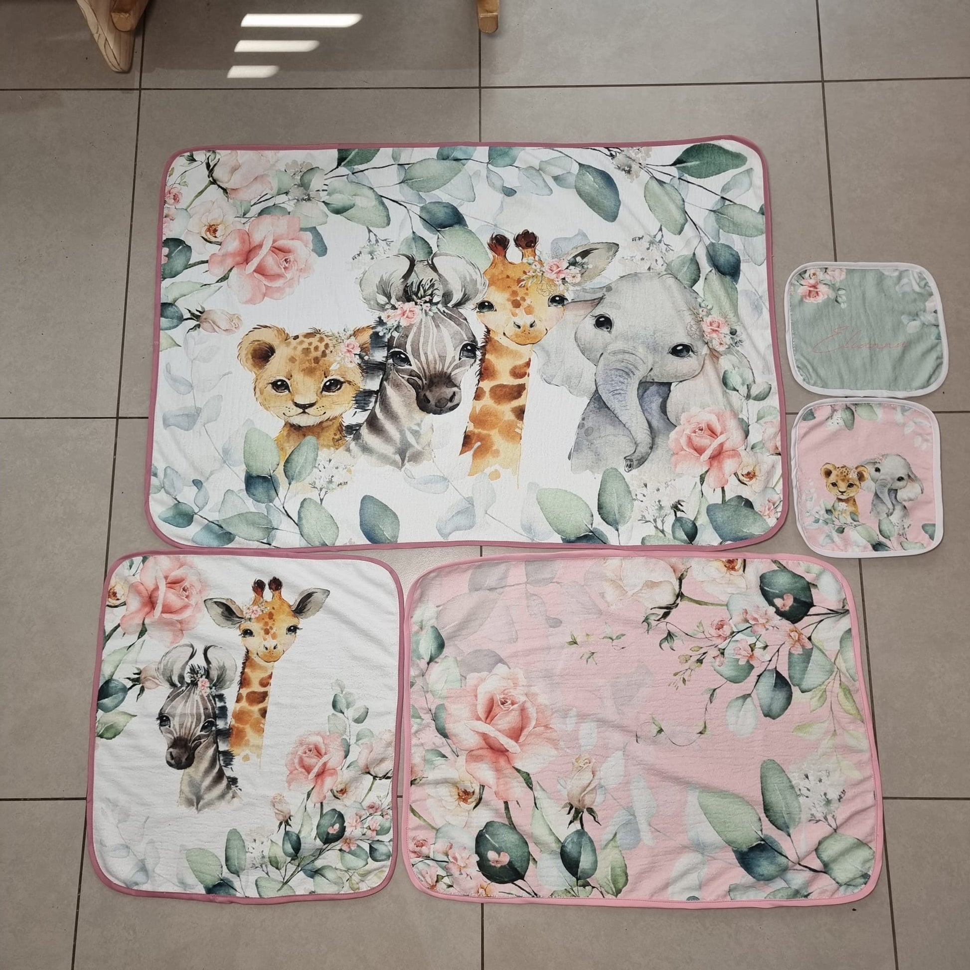 Soft pink Floral Safari - Sew Just More