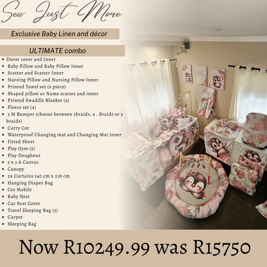 Ultimate Combo (50piece) Custom Cot linen