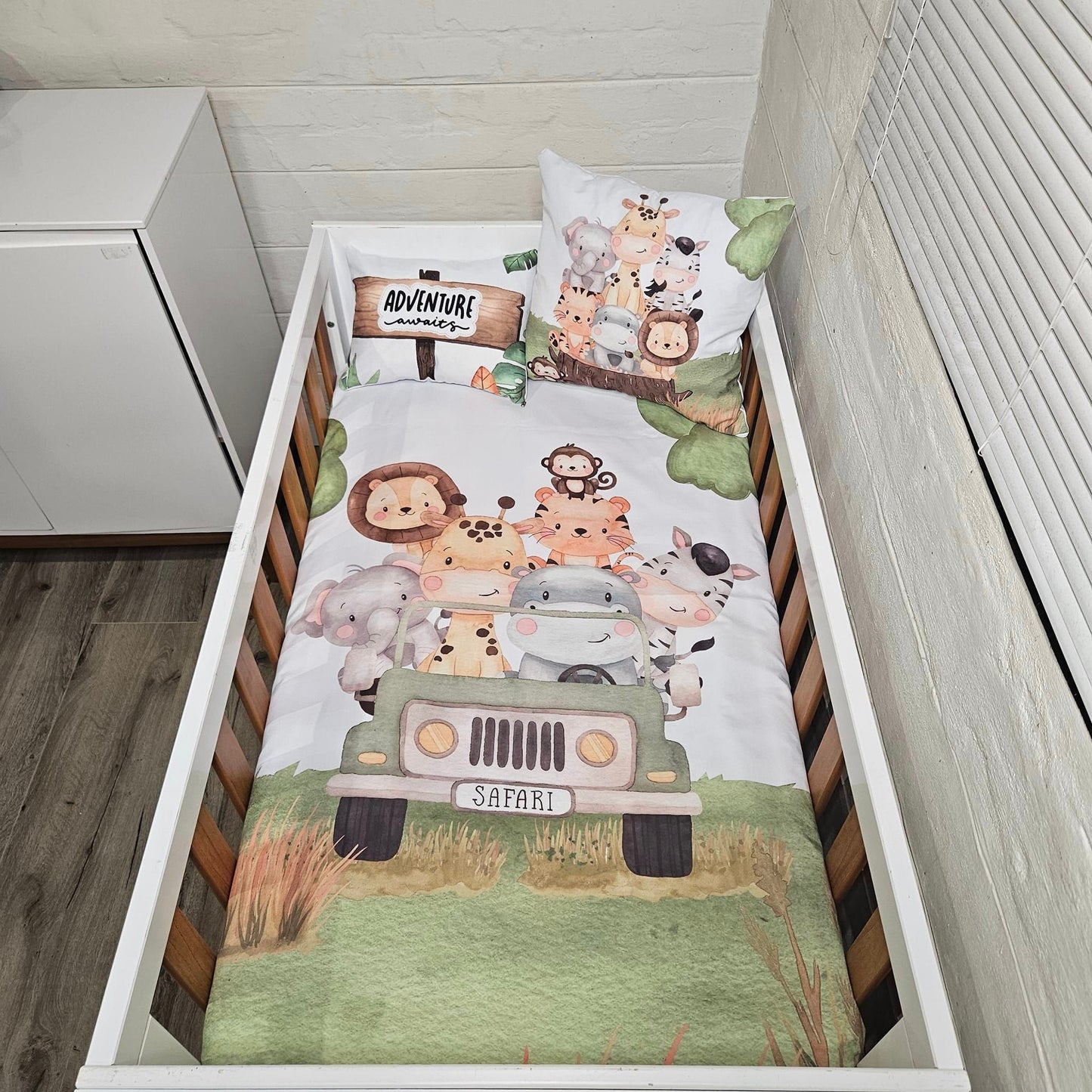 Adventure of a lifetime Safari  cot linen