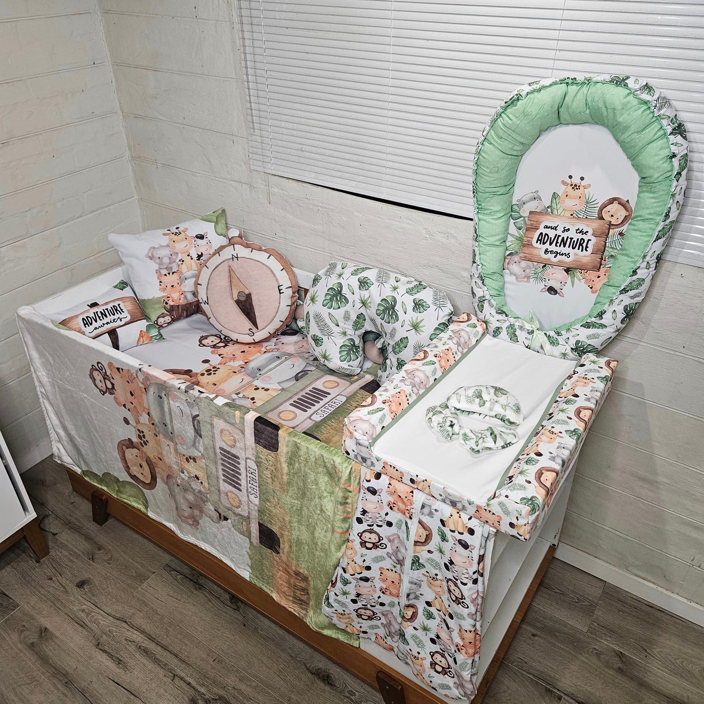 Adventure of a lifetime Safari  cot linen