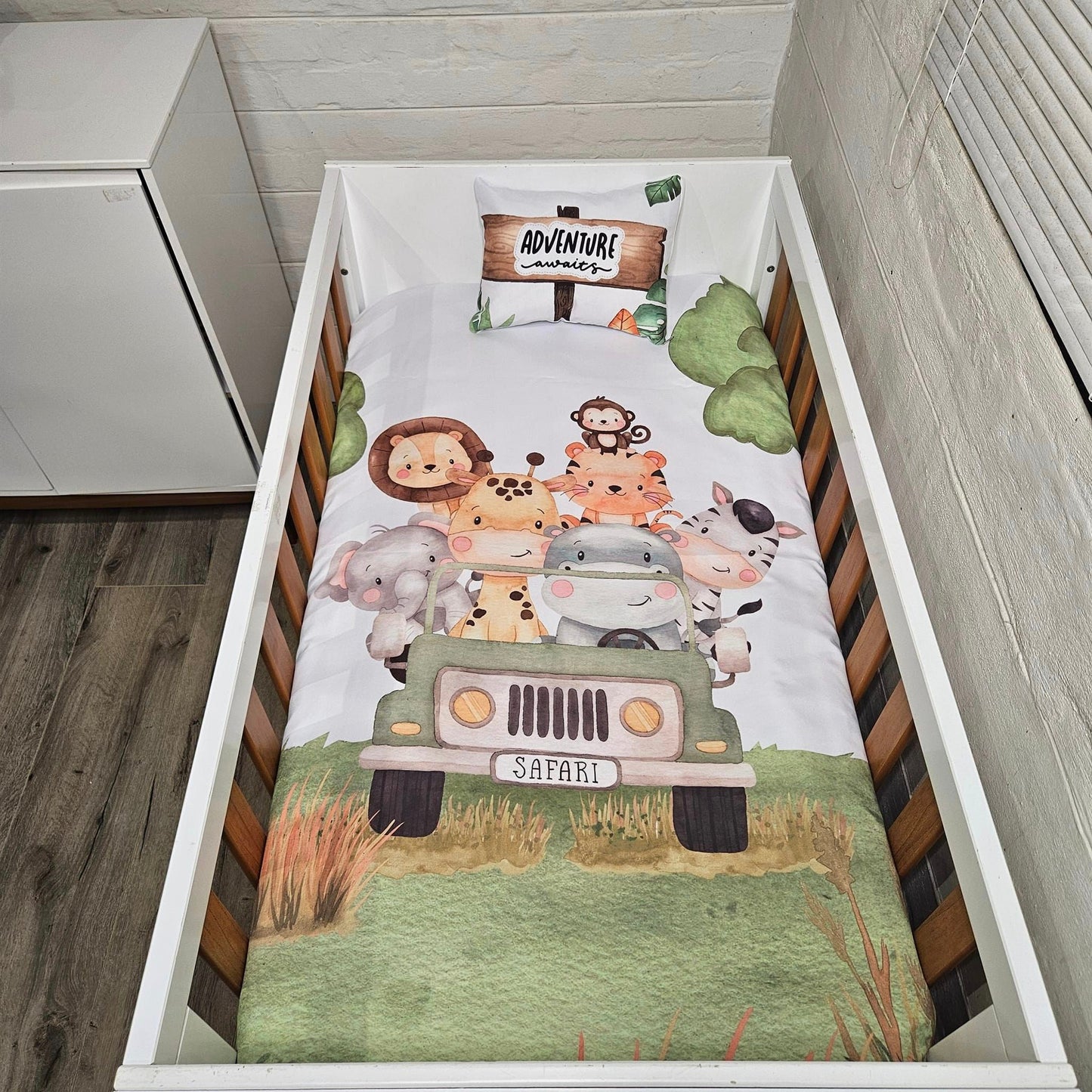 Adventure of a lifetime Safari  cot linen