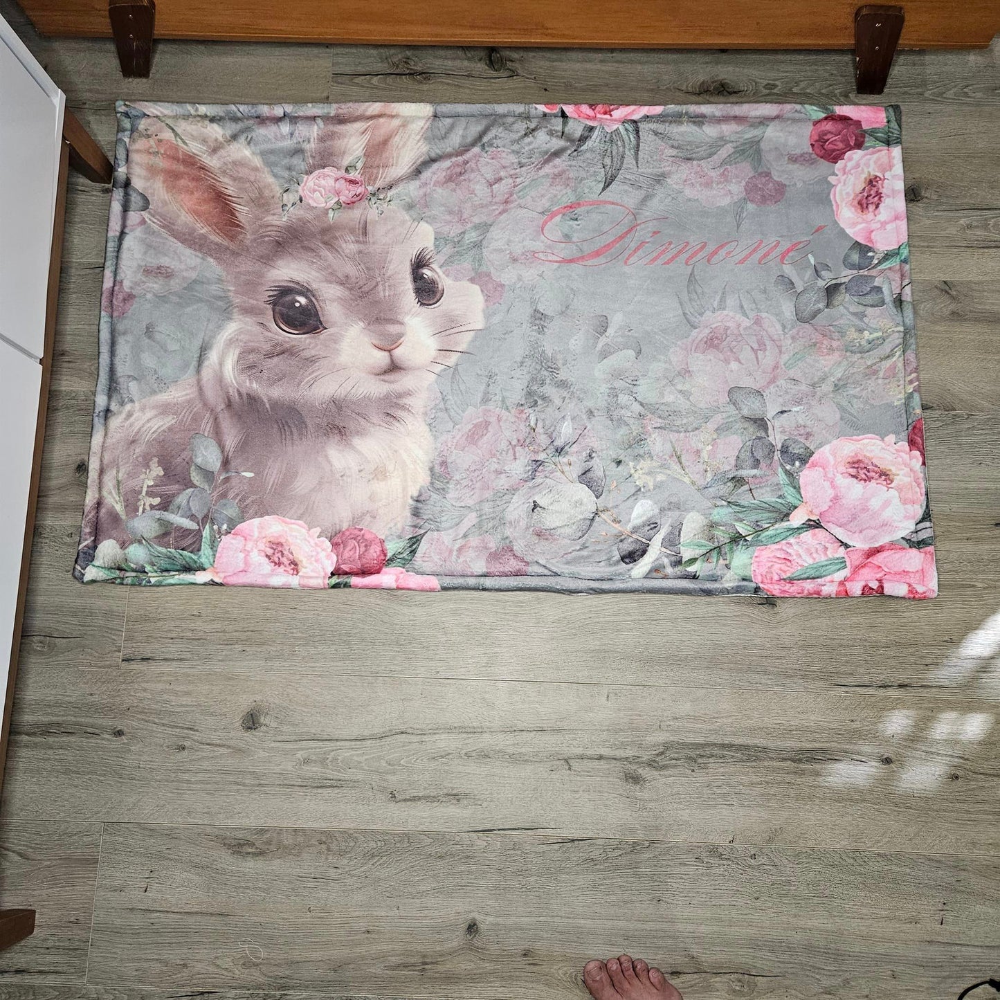 Eucalyptus Peony Bunny Carpet