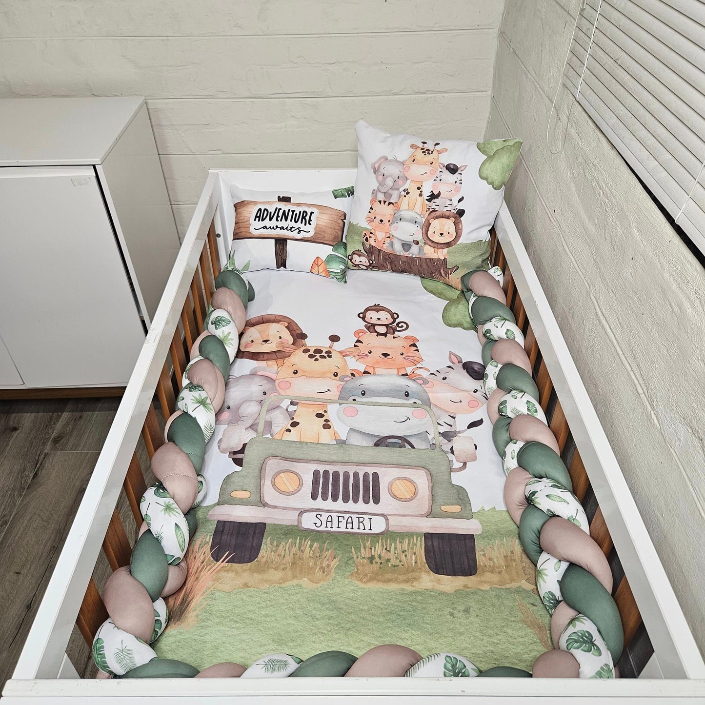 Adventure of a lifetime Safari  cot linen