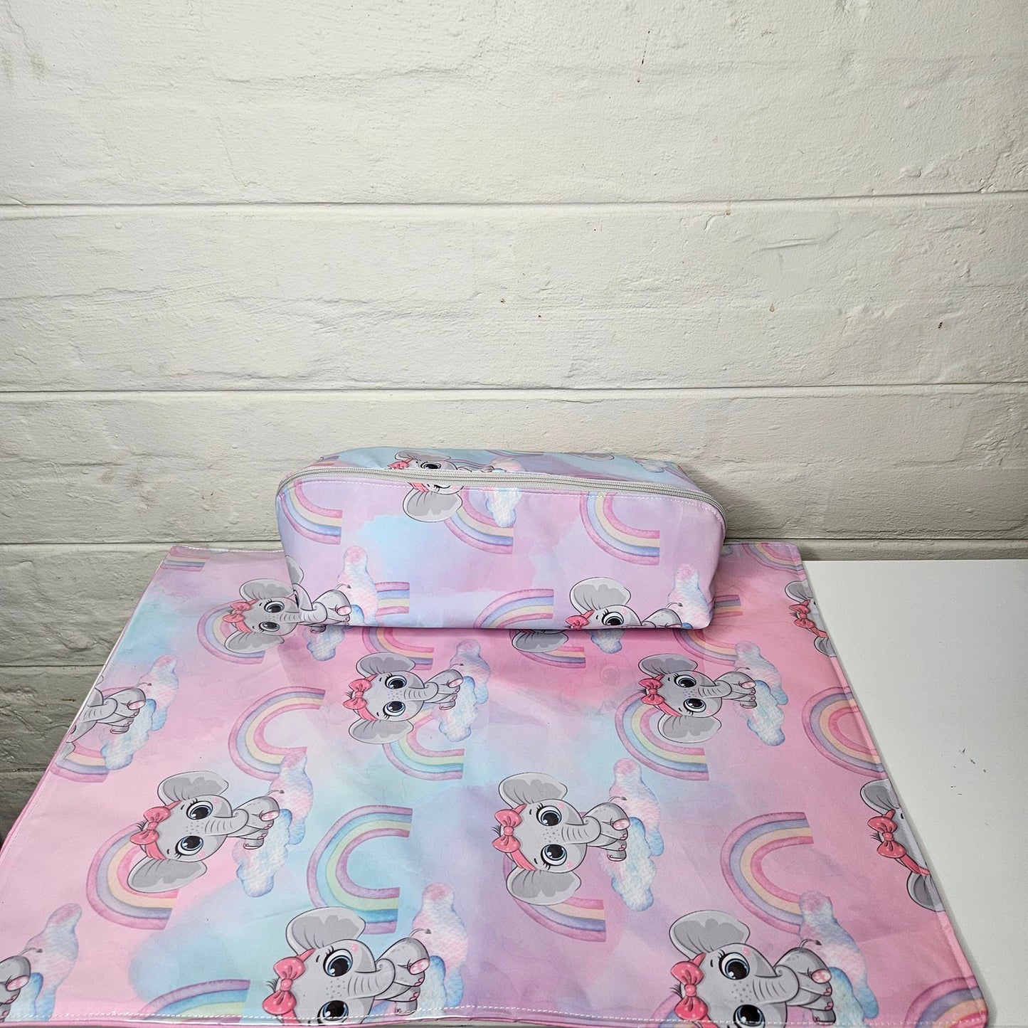 Magical Rainbow Cartoon Ellie cot linen