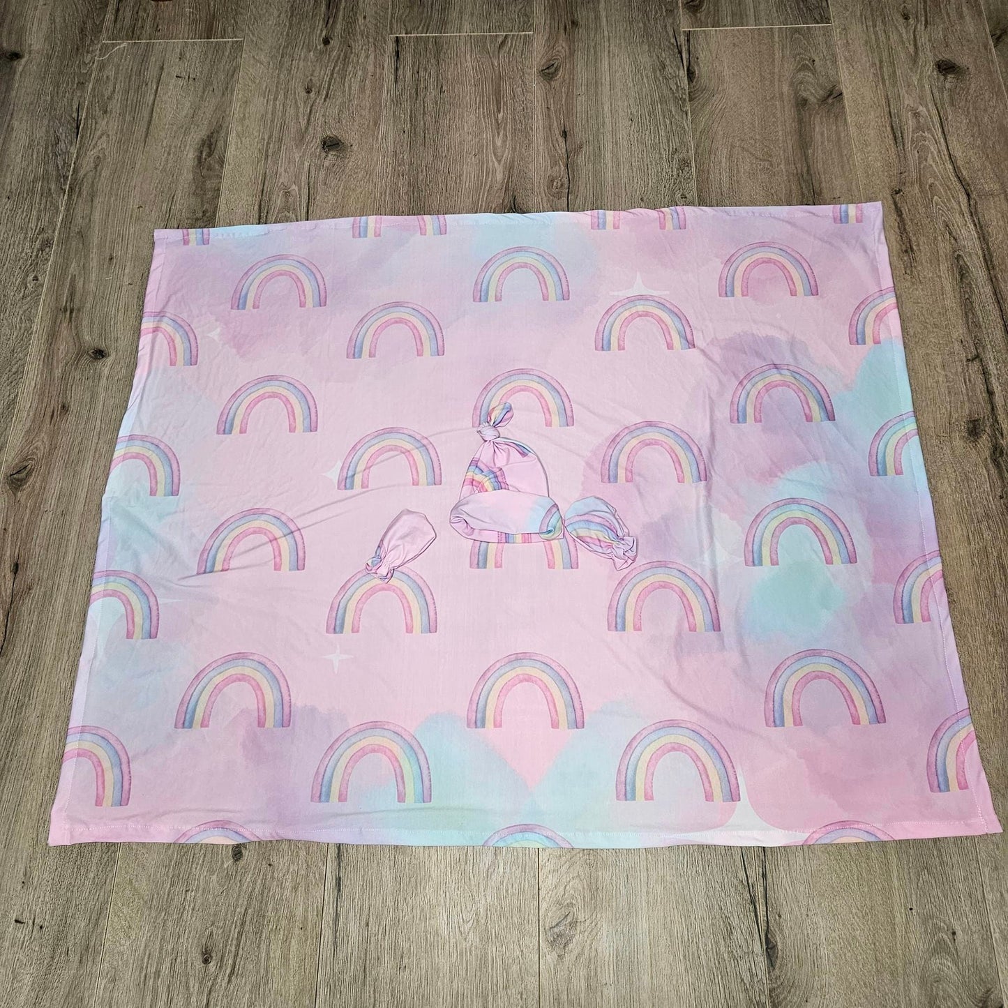 Magical Rainbow Cartoon Ellie cot linen