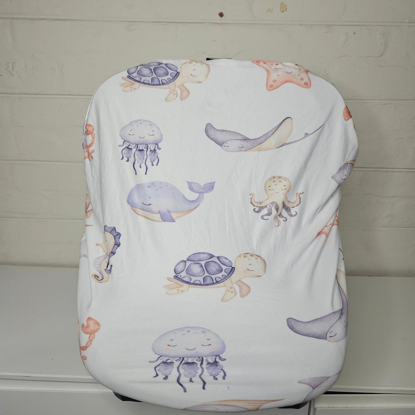 Navy and baby blue Under the Sea - Sew Just More