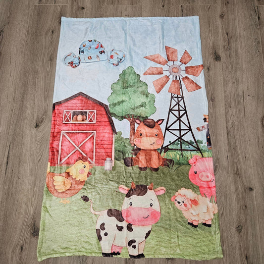 Picture Perfect Blue Farm Set - Sew Just More