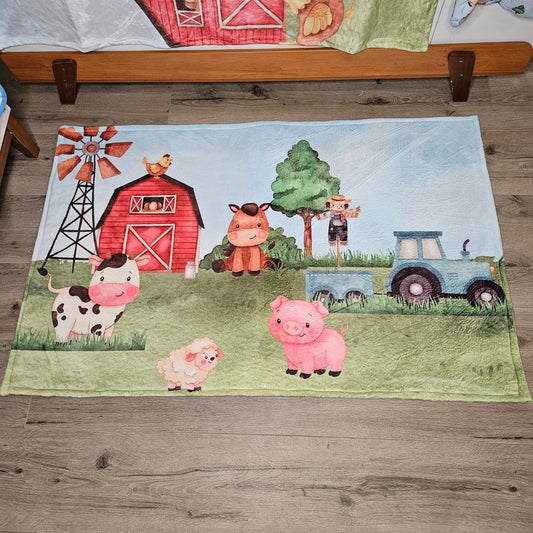 Picture Perfect Blue Farm Set - Sew Just More