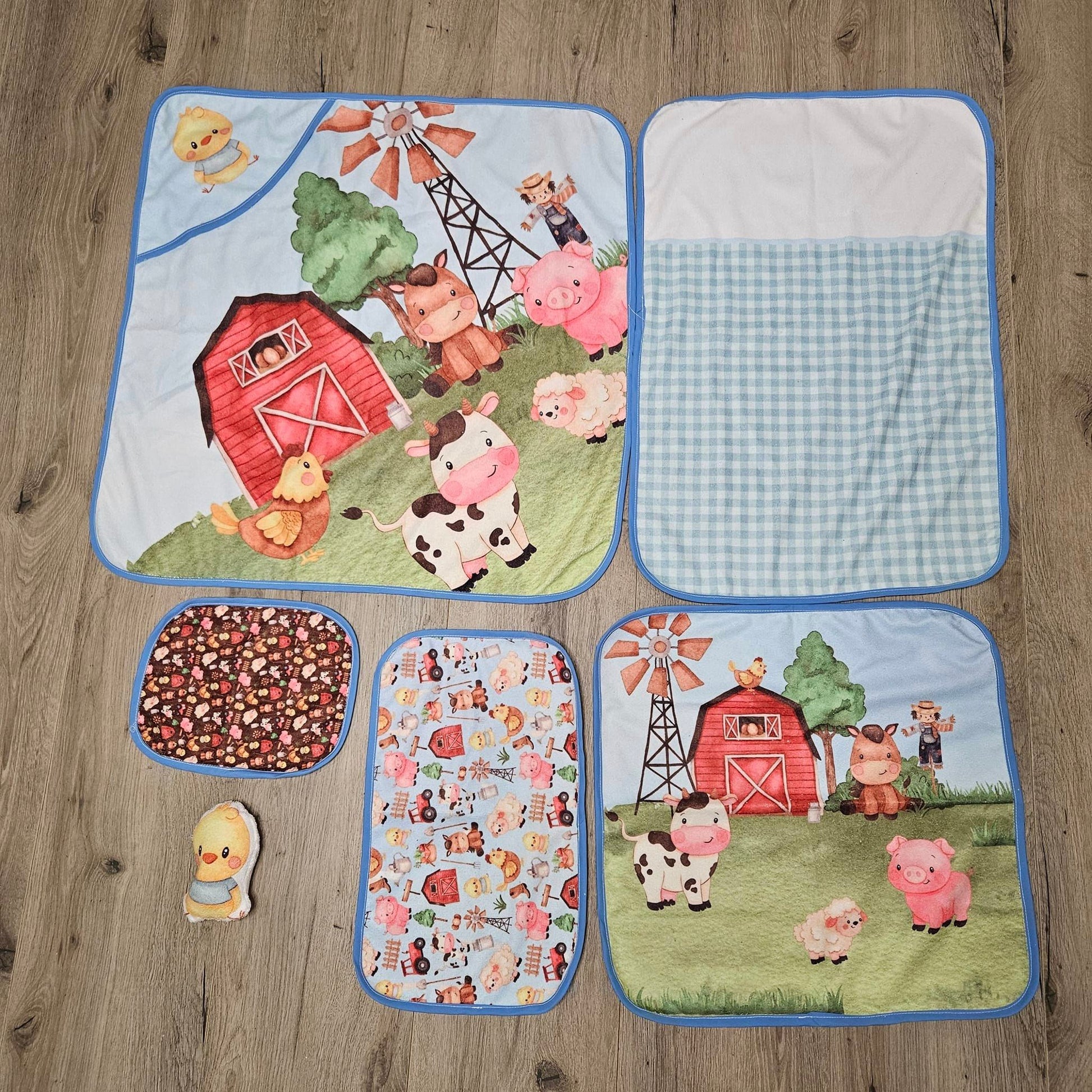 Picture Perfect Blue Farm Set - Sew Just More