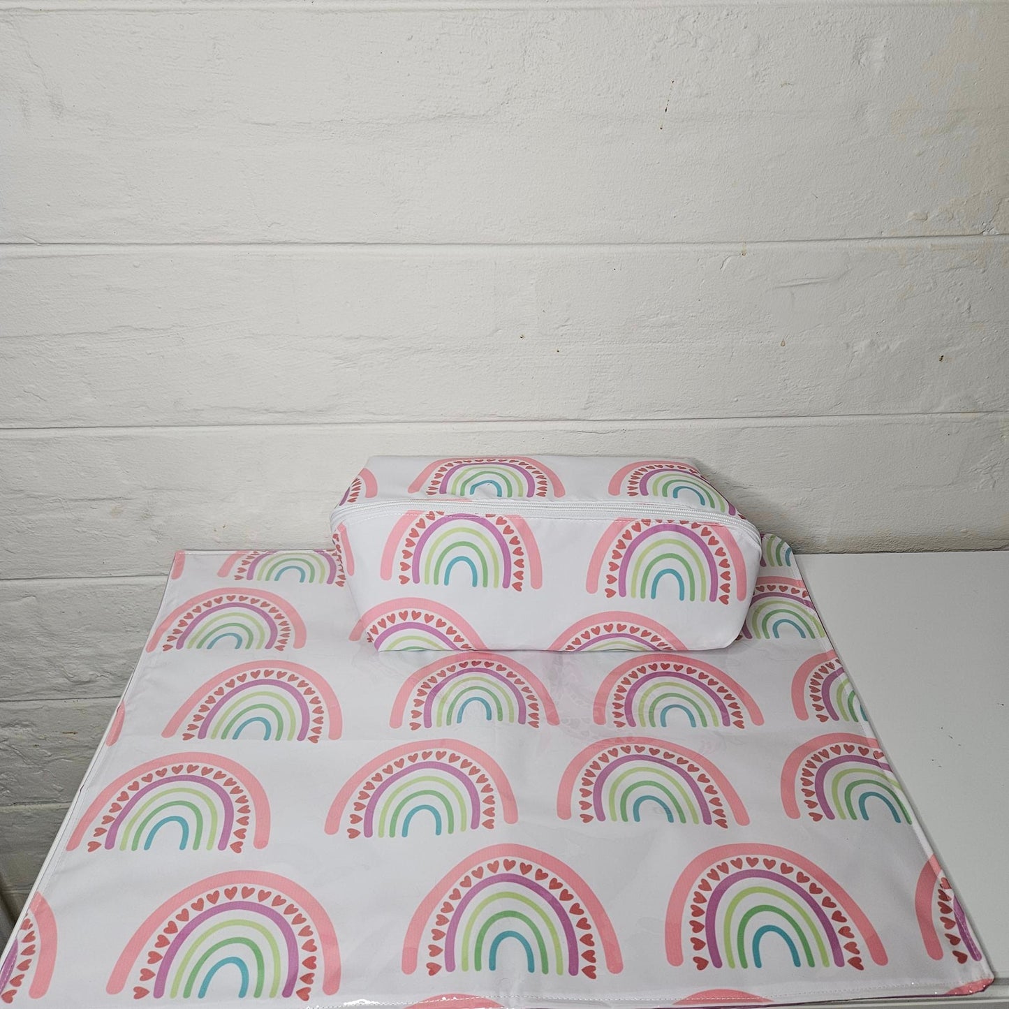 Colorful Boho Rainbow cot linen