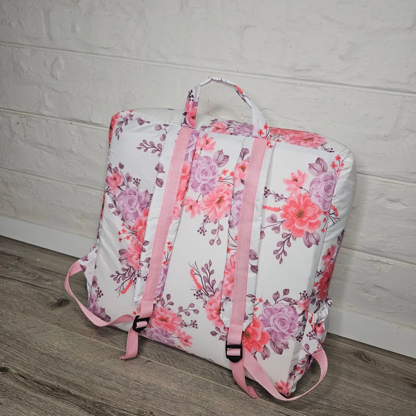 Pink and Purple Floral Ellie Travel nest bag