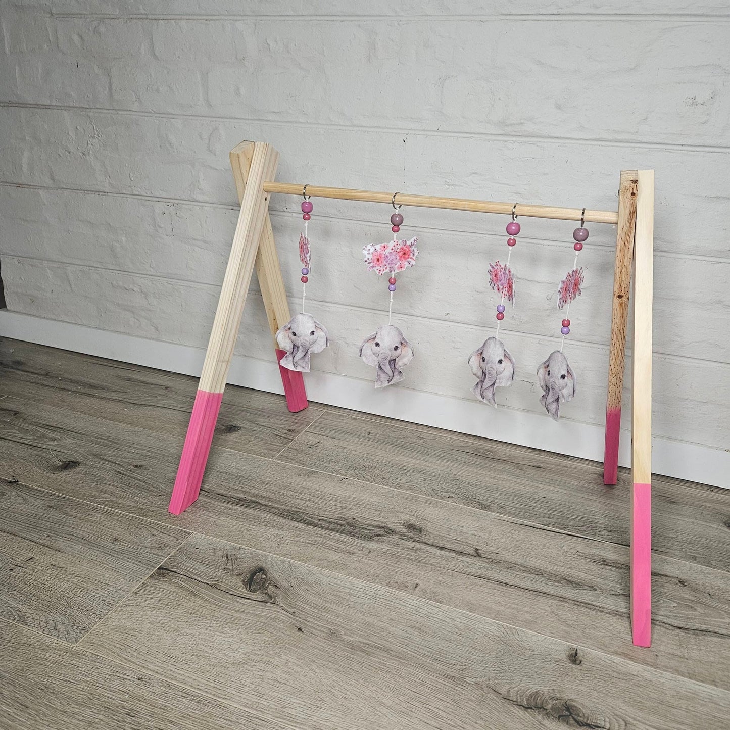 Pink and Purple Floral Ellie Play Gym