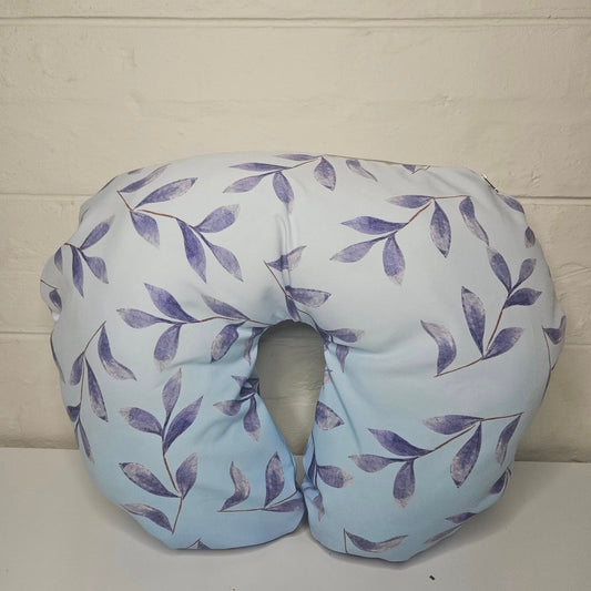 Blue Leafy Safari nursing pillow