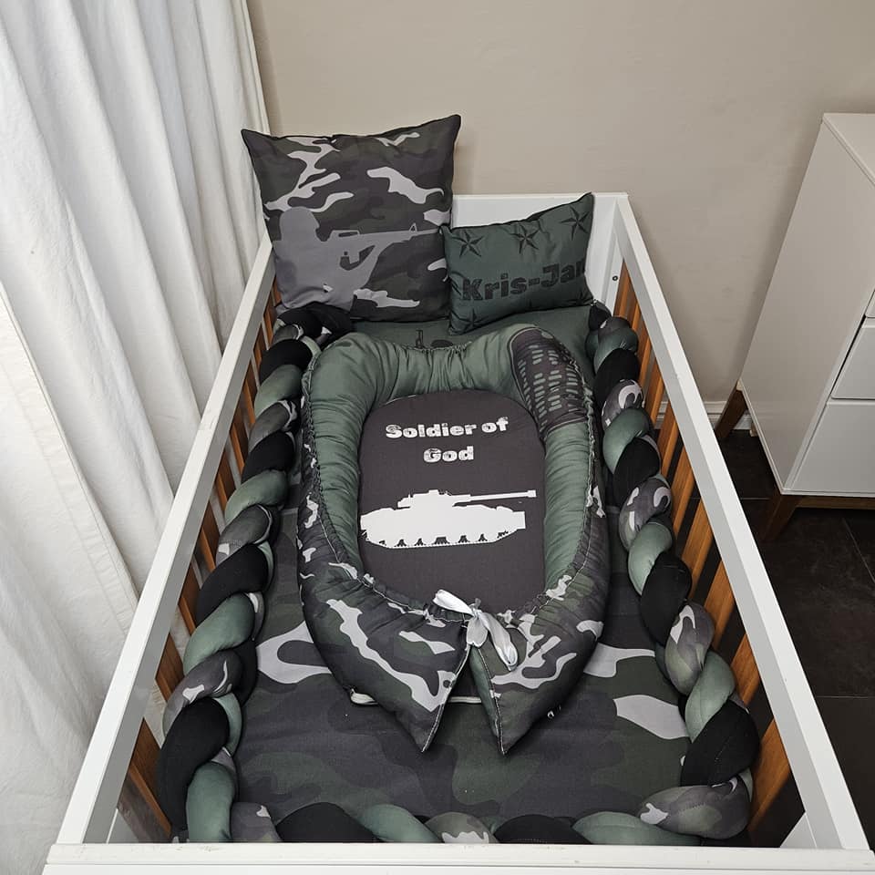 The Soldier  cot linen