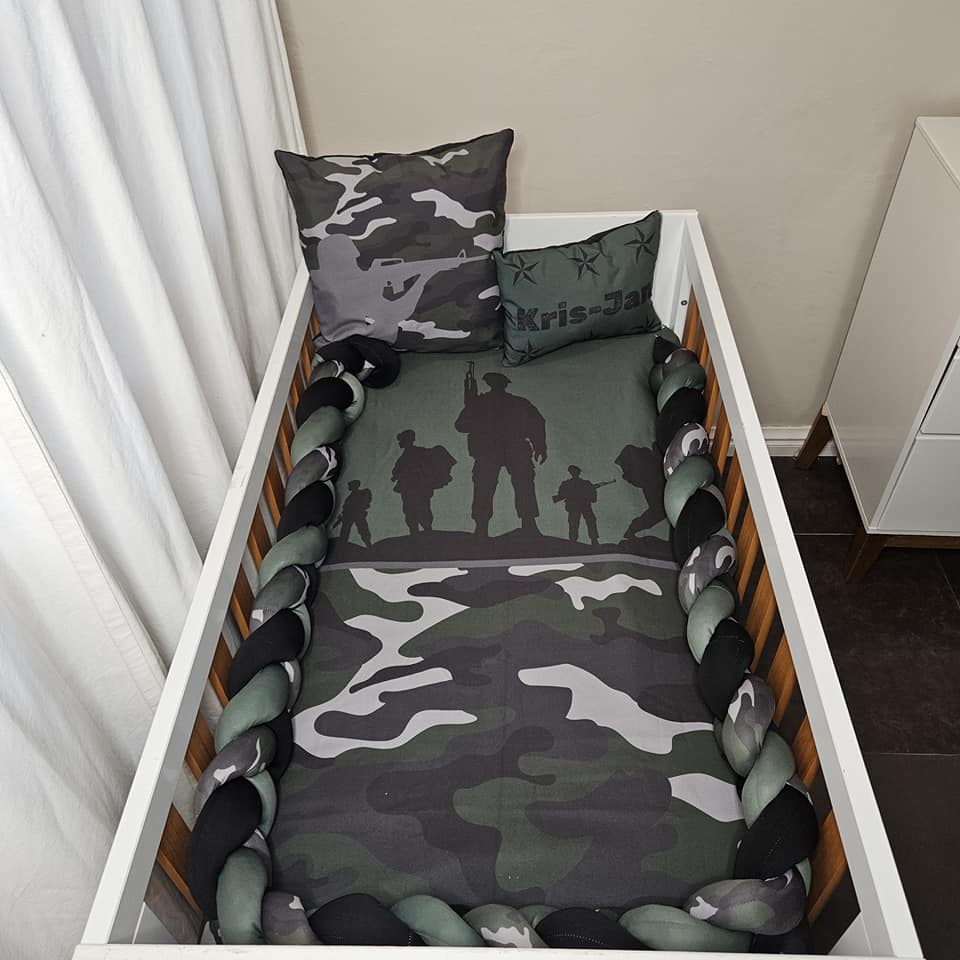 The Soldier  cot linen