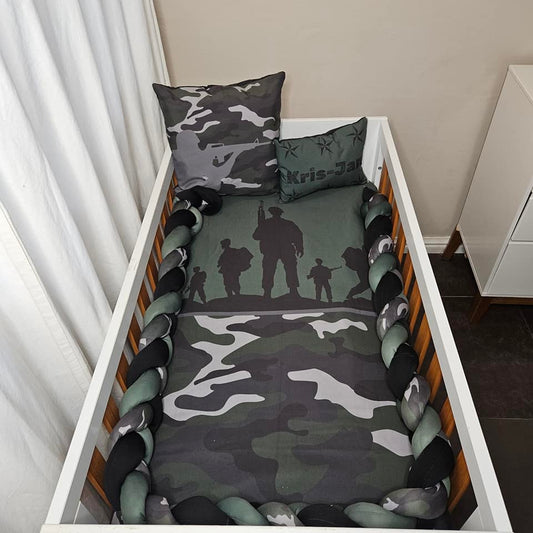 The Soldier  cot linen