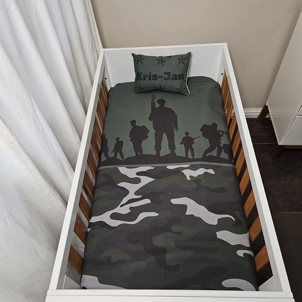 The Soldier  cot linen