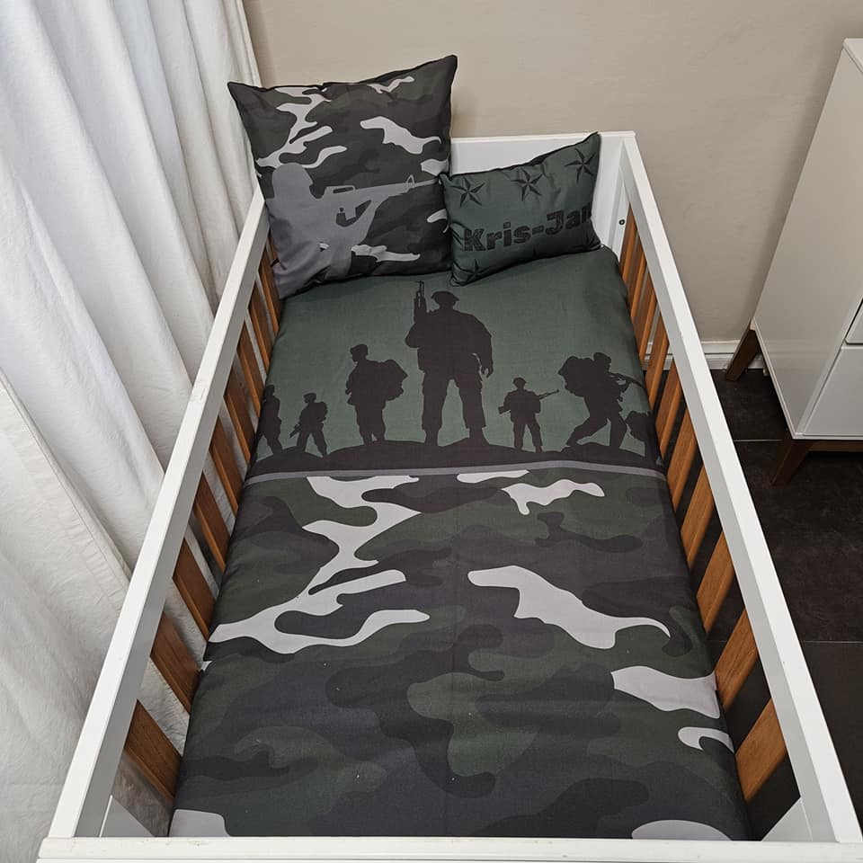 The Soldier  cot linen