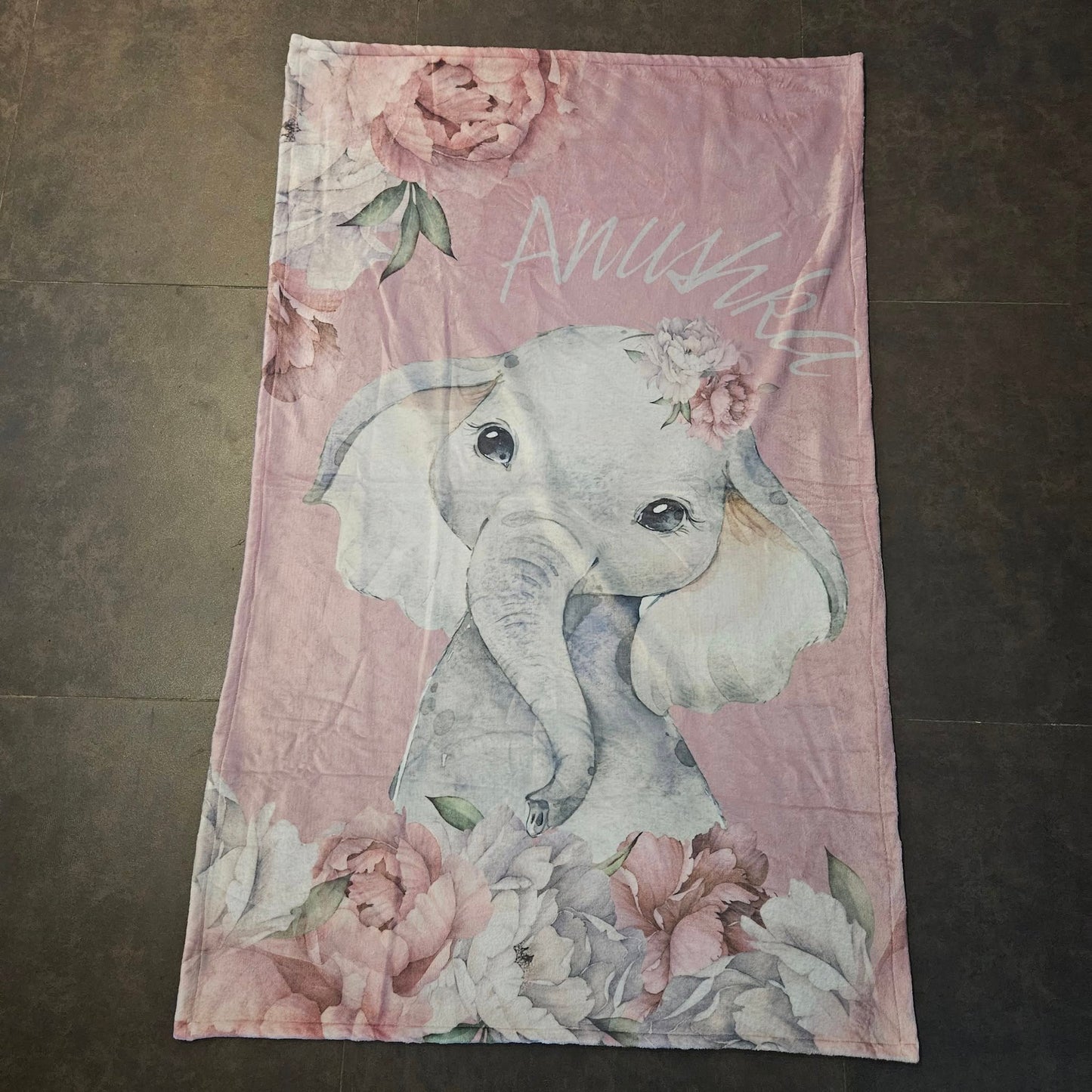 Grey Peony Floral Ellie  cot linen