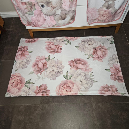 Silver Peony Bunny carpet