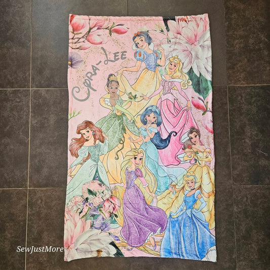 Disney princess fleece blanket