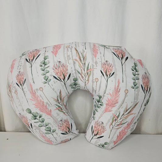 Karoo Fynbos Safari (Duck egg and Mint) nursing pillow