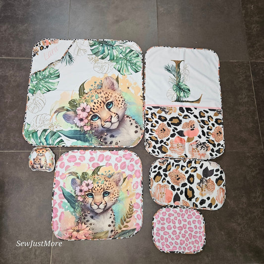 Tropical Leopard 🐆  Toweling Set