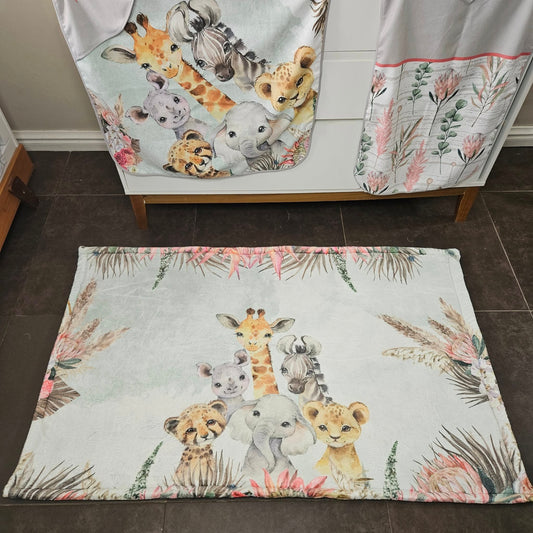Karoo Fynbos Safari (Duck egg and Mint) carpet