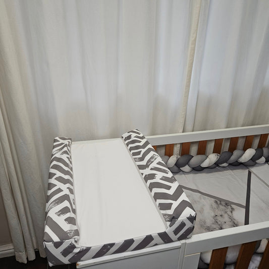 Grey Marble  Waterproof Changing mat