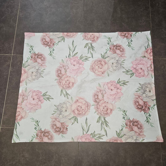 Peony Penguin Swaddle blanket set