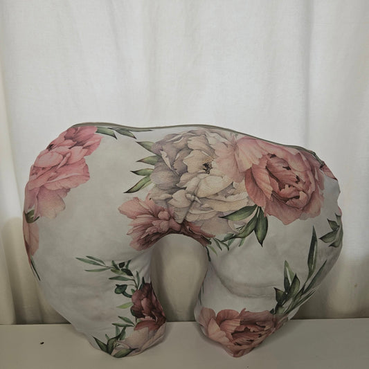 Peony Penguin nursing pillow