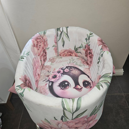Peony Penguin Carry cot