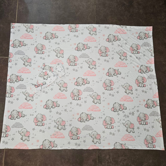 Dreamy Sweet Pink Ellie swaddle blanket