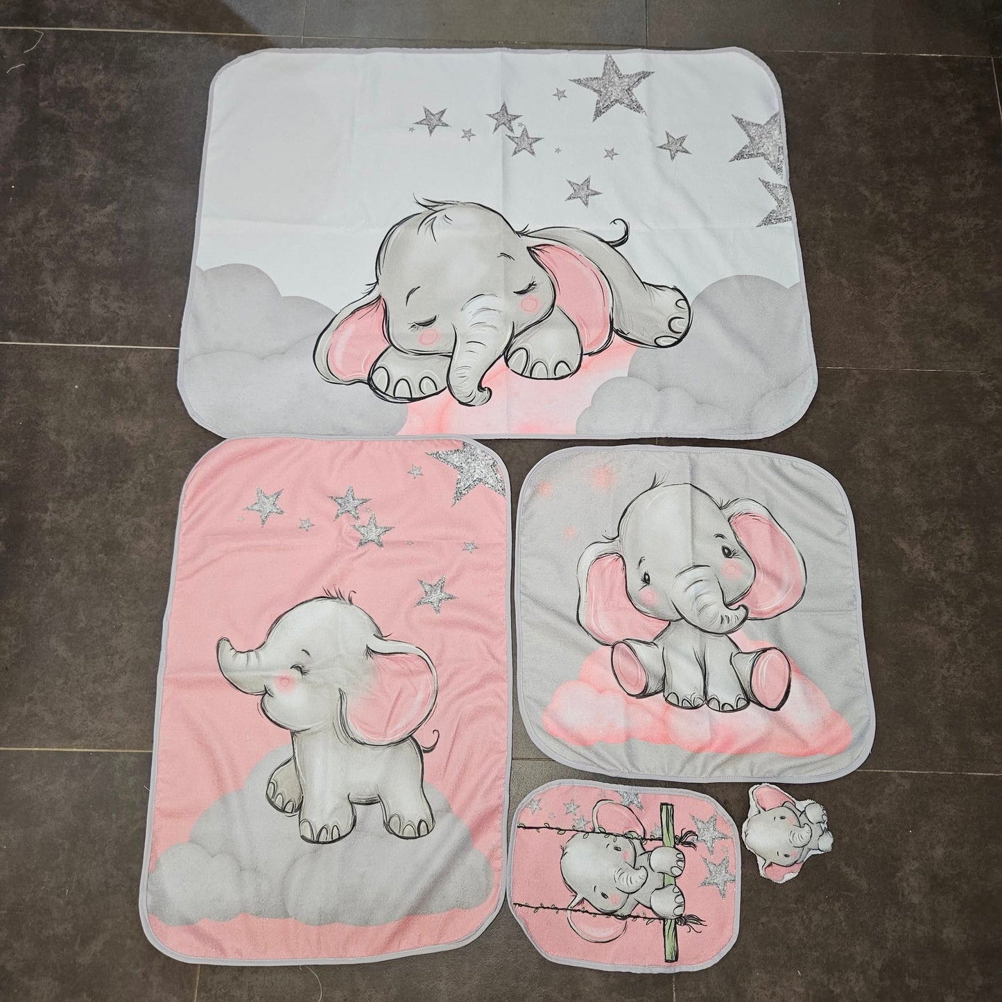 Dreamy Sweet Pink Ellie toweling Set