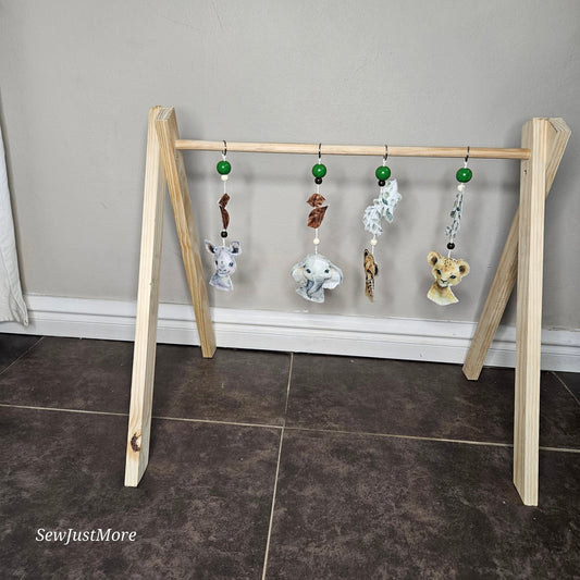 Bronze and Sage Safari Play gym