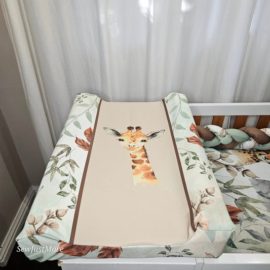 Bronze and Sage Safari Waterproof changing mat