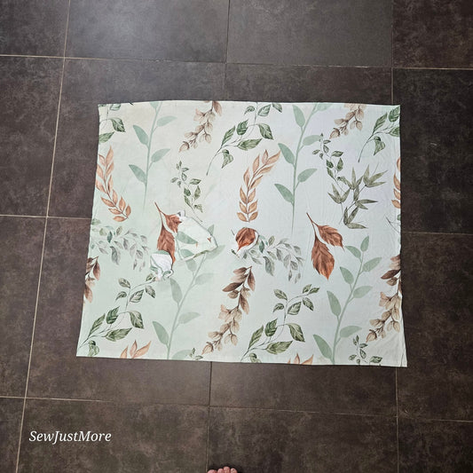 Bronze and Sage Safari swaddle blanket Set