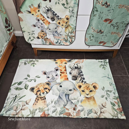 Bronze and Sage Safari Carpet