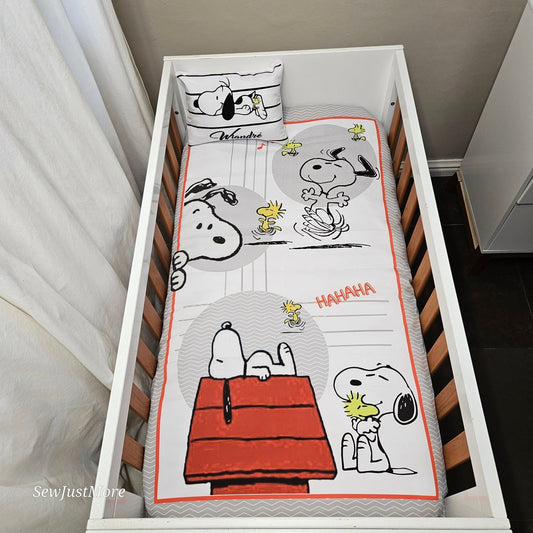 Snoopy! Cot Linen