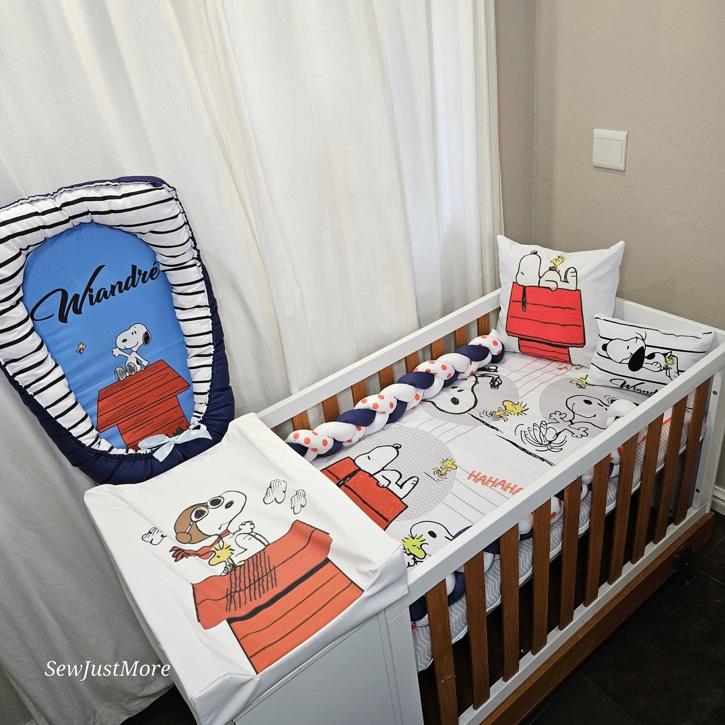 Snoopy! Cot Linen