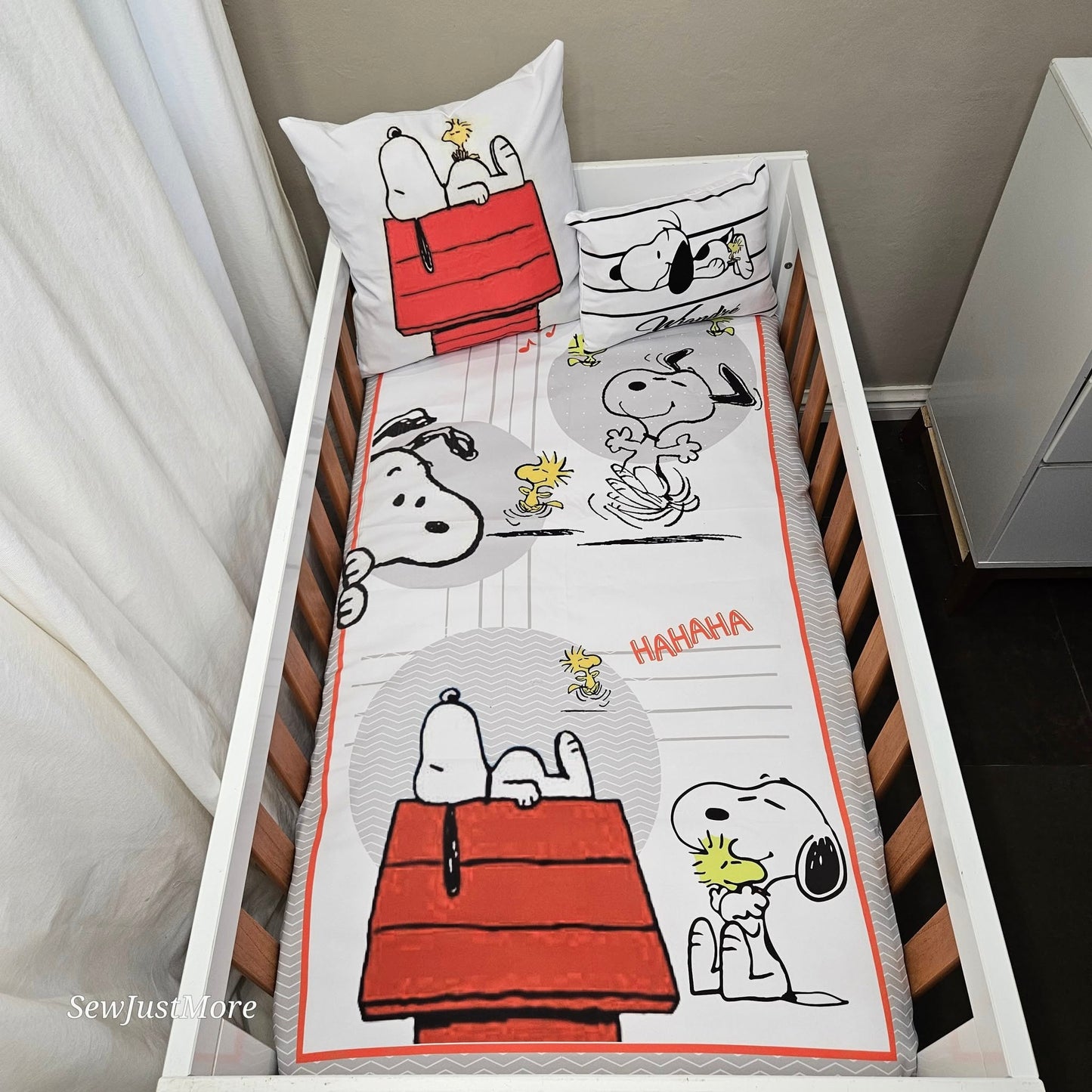 Snoopy! Cot Linen