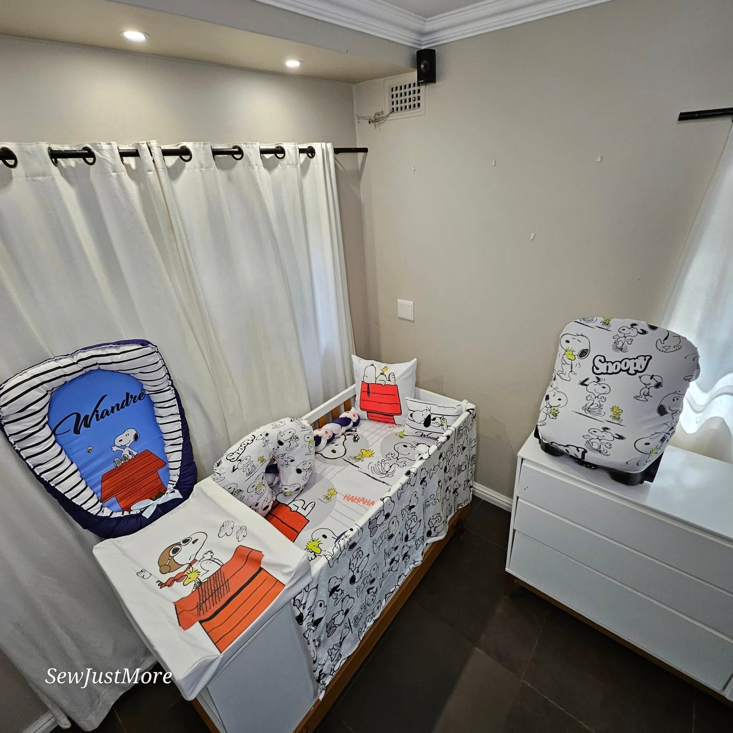 Snoopy! Cot Linen